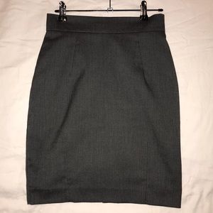 H&M Grey Work Pencil Skirt